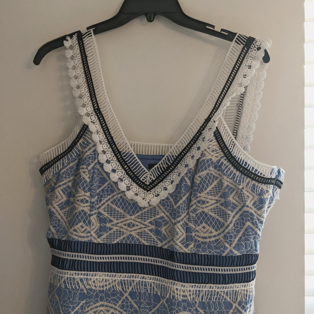 Gianni Bini 12 blue dress